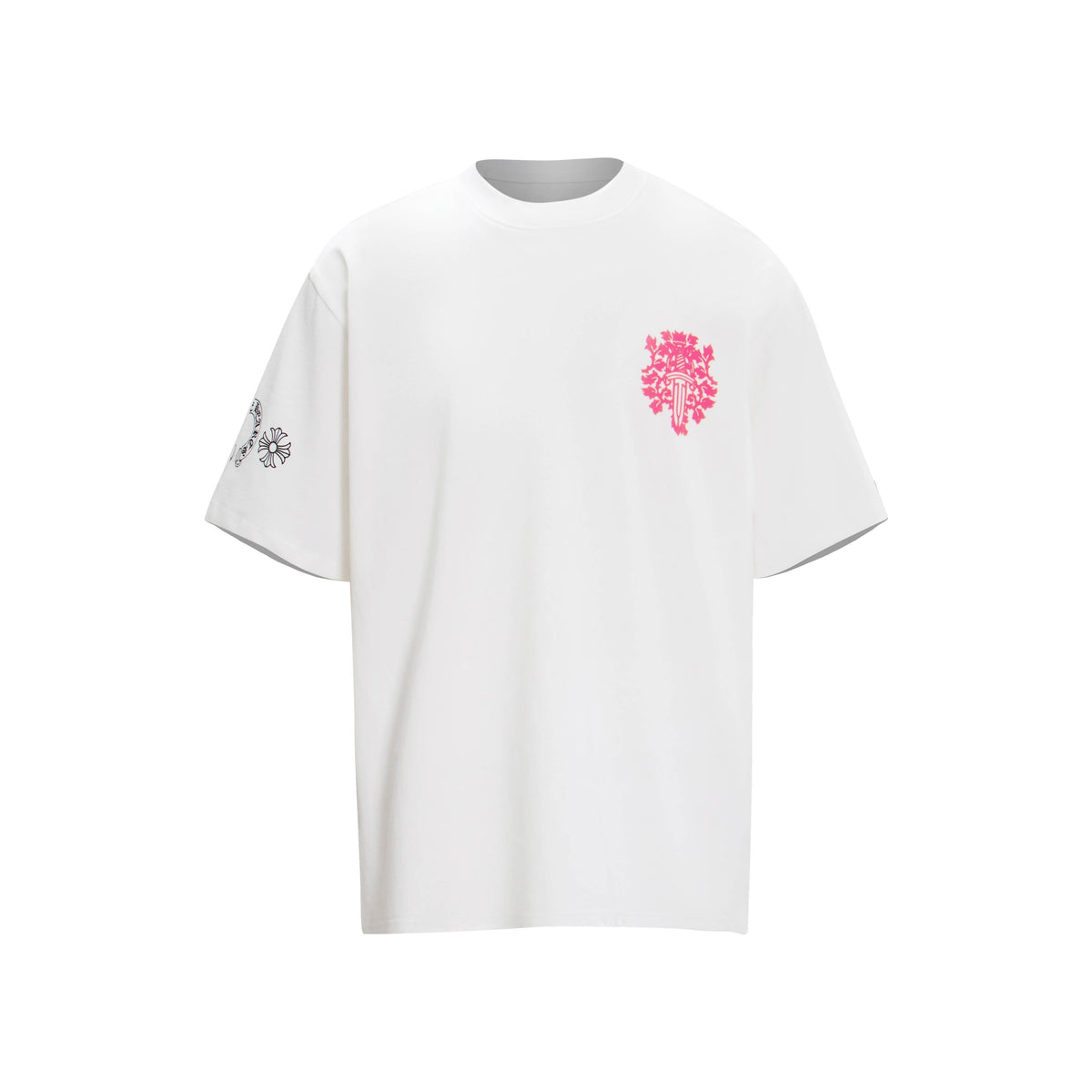 CHROME-HEARTS Eye Chart Dagger T-shirt K6025