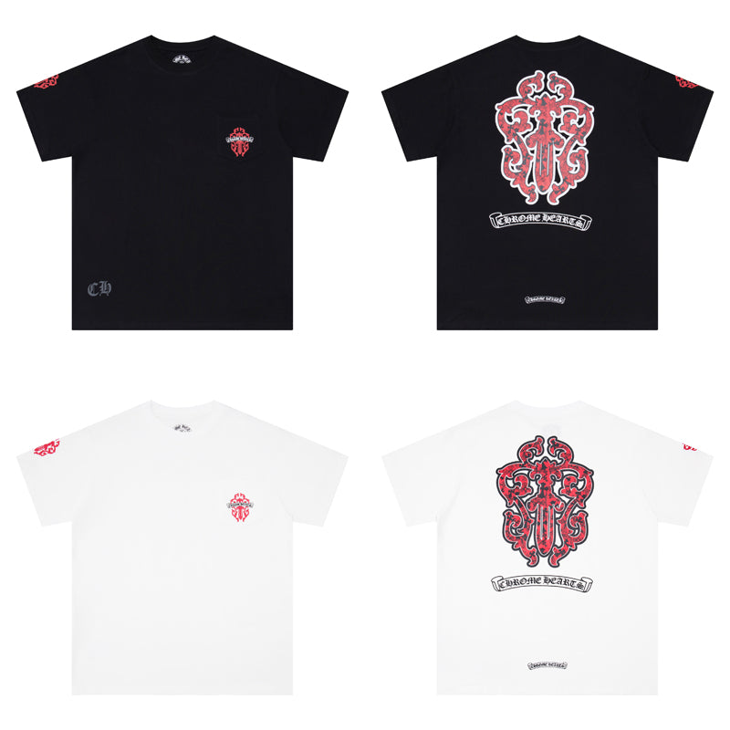 Luxury Chrome-Hearts New T-shirt 6049