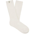 UGG Women's Rib Knit Slouchy Crew Sock in White