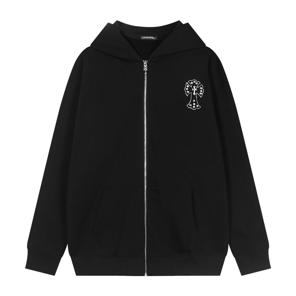 Chrome Hearts New Zip Up Hoodie -TQ02