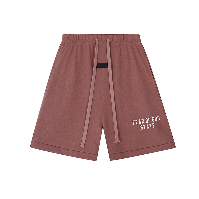 FW24 STATE T-Shirt / Shorts / Set - Wine Red