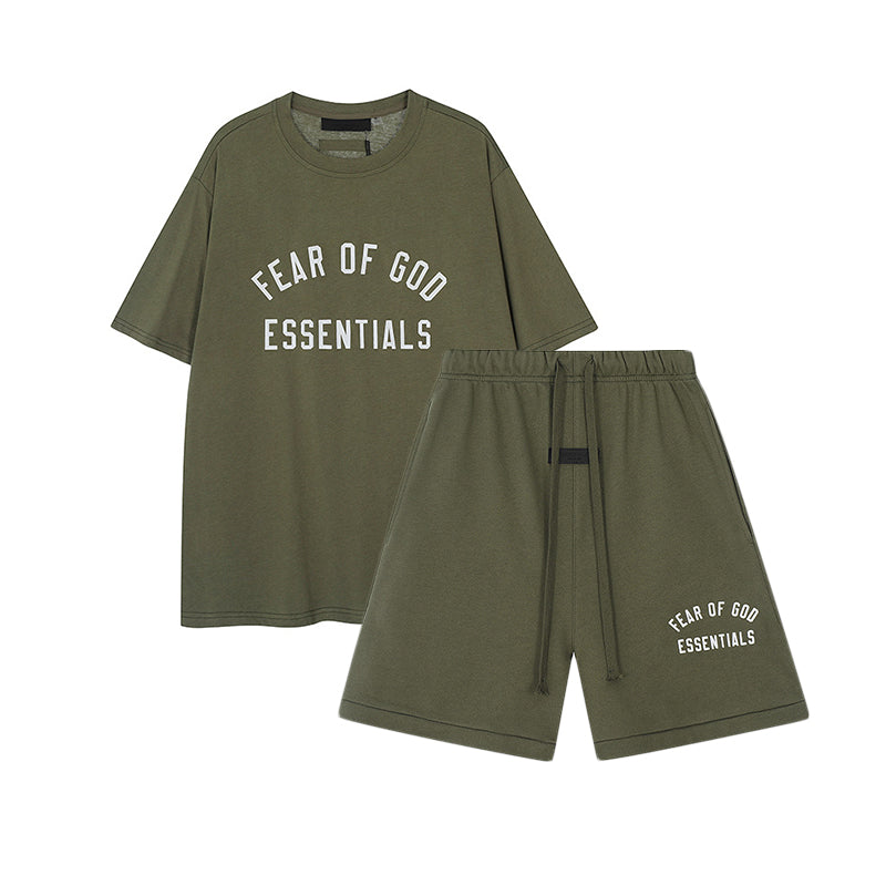 FW24 Half Arc T-Shirt / Shorts / Set - Turquoise