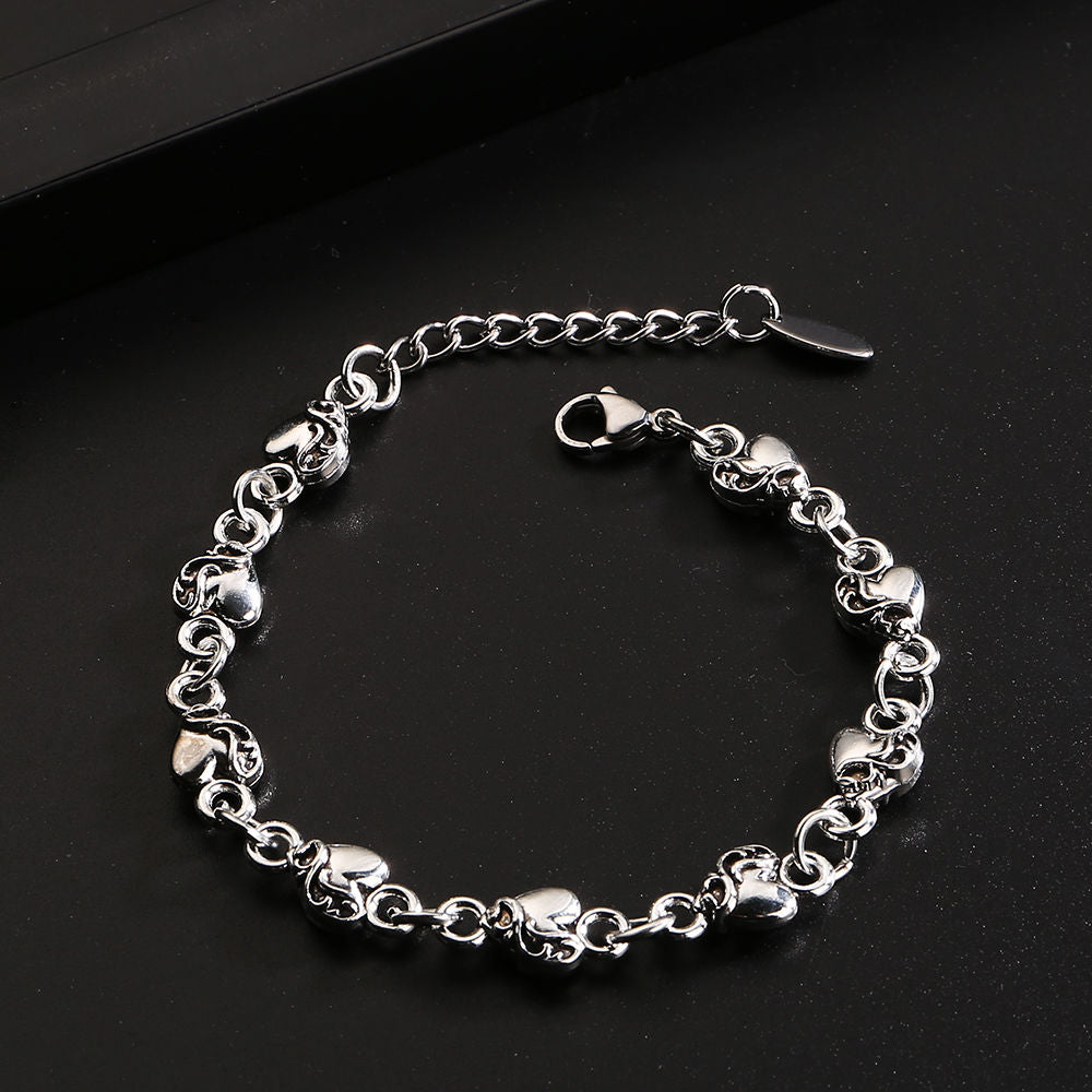 Chrome Hearts double-layer Cross simple bracelet