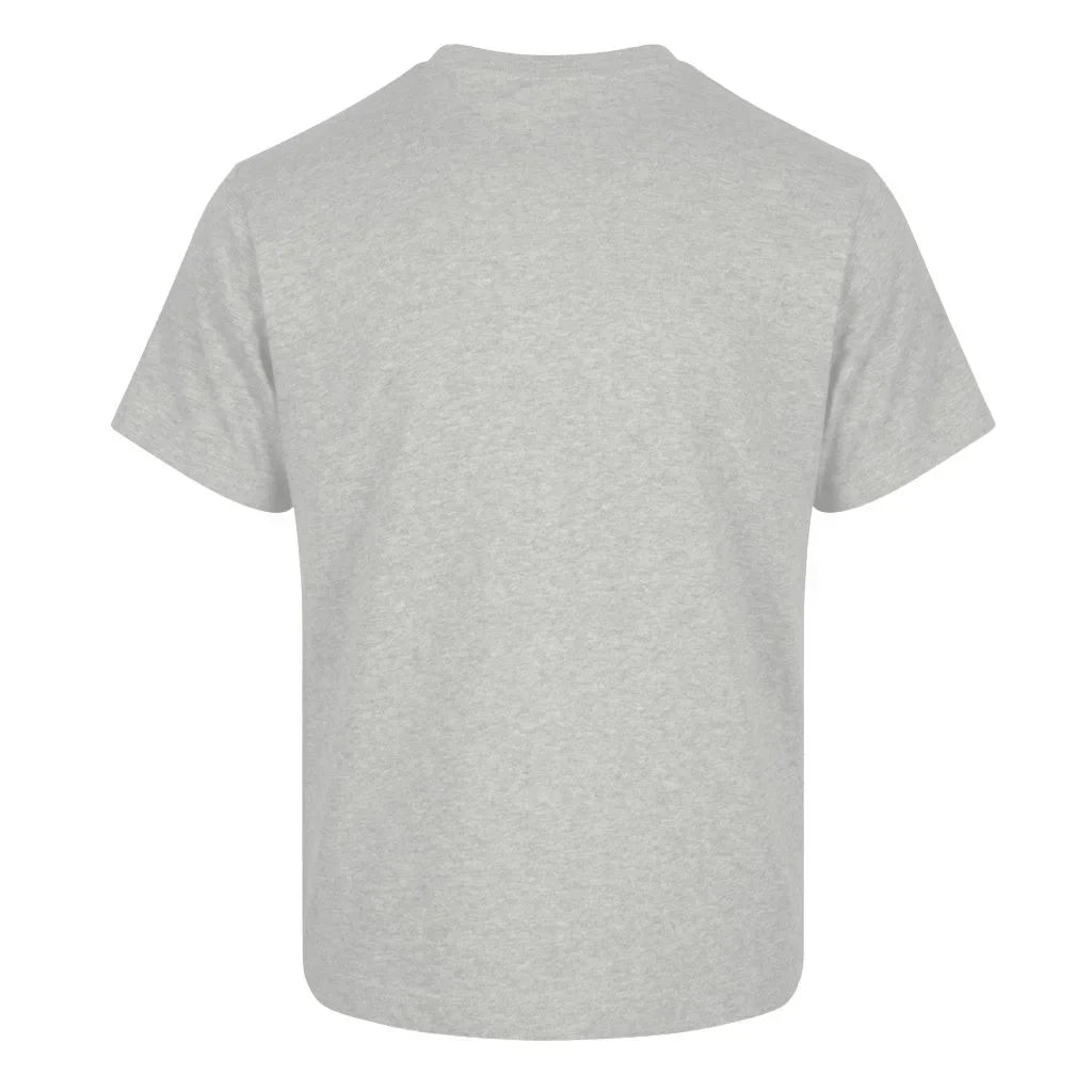 ATHLETIC GREY LOOPWHEELED T-SHIRT