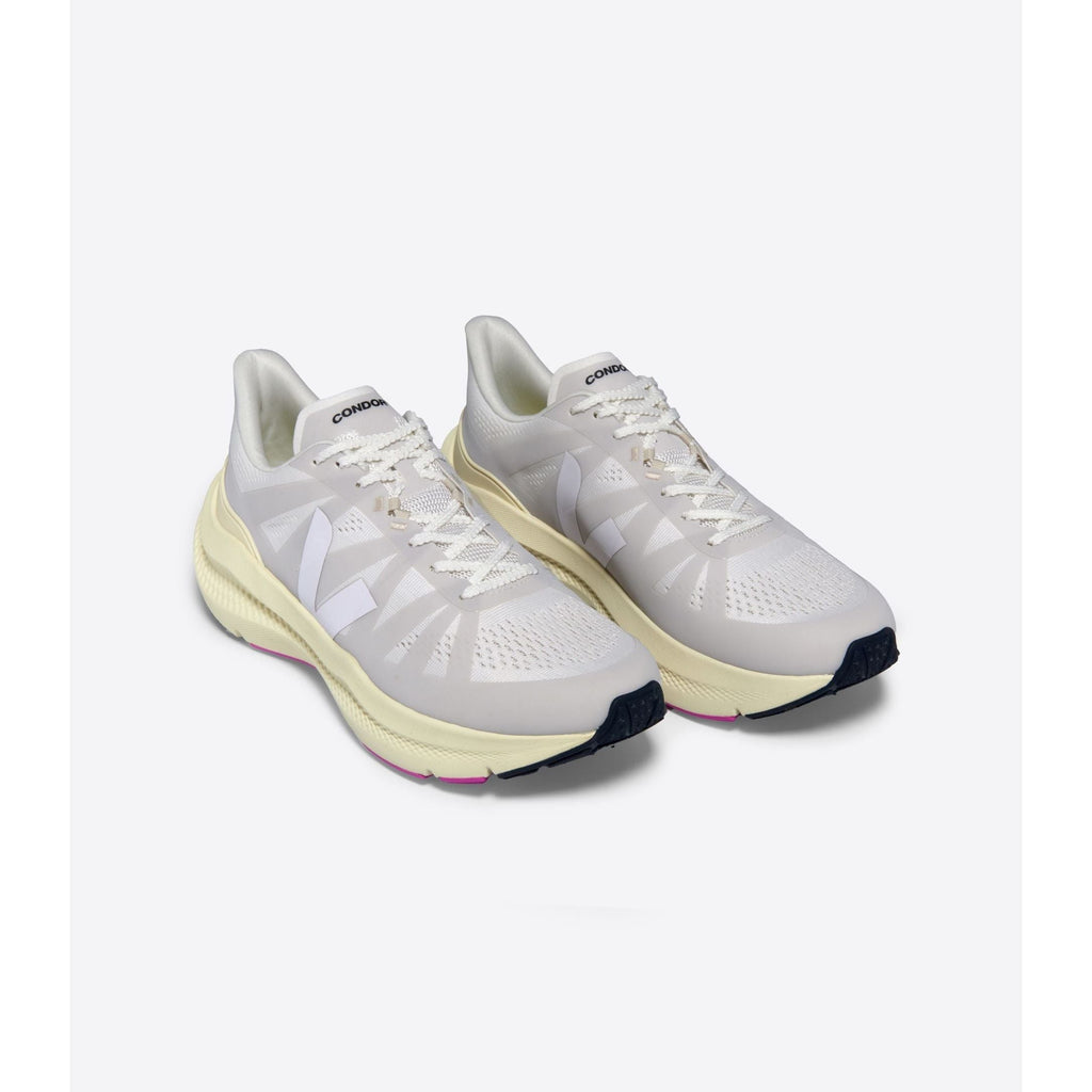 Veja Women's Condor 3 Engineered-Mesh in Full White