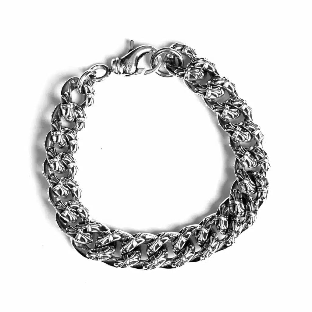 Chrome Hearts Babyfat Fancy Chain Clip Bracelet