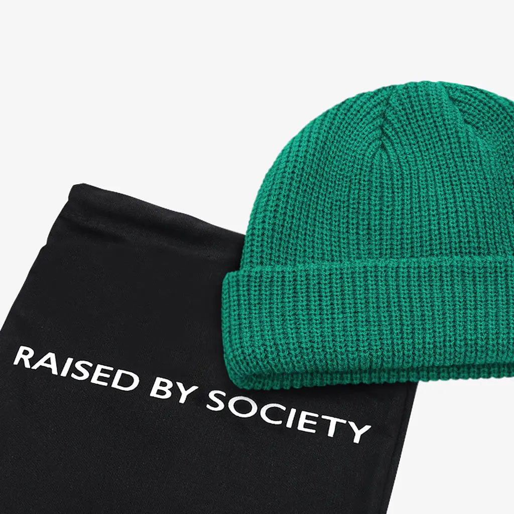 HUNTER GREEN FISHERMAN BEANIE