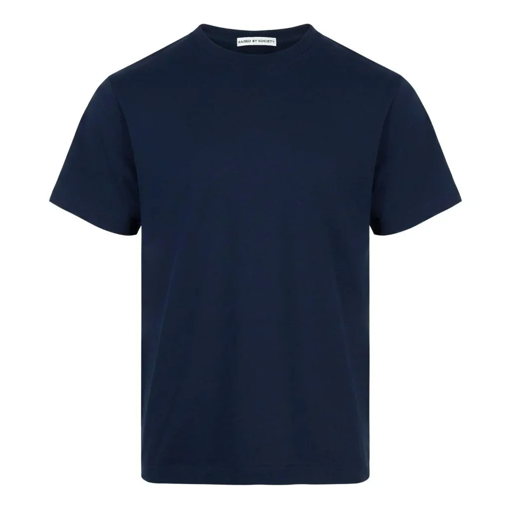 NAVY LOOPWHEELED T-SHIRT 3-PACK
