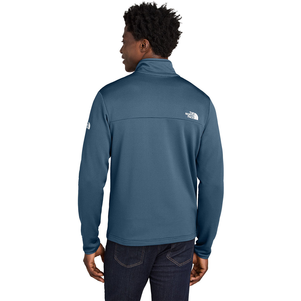 The North Face Men's Shady Blue Aim Full-Zip Fleece Jacket