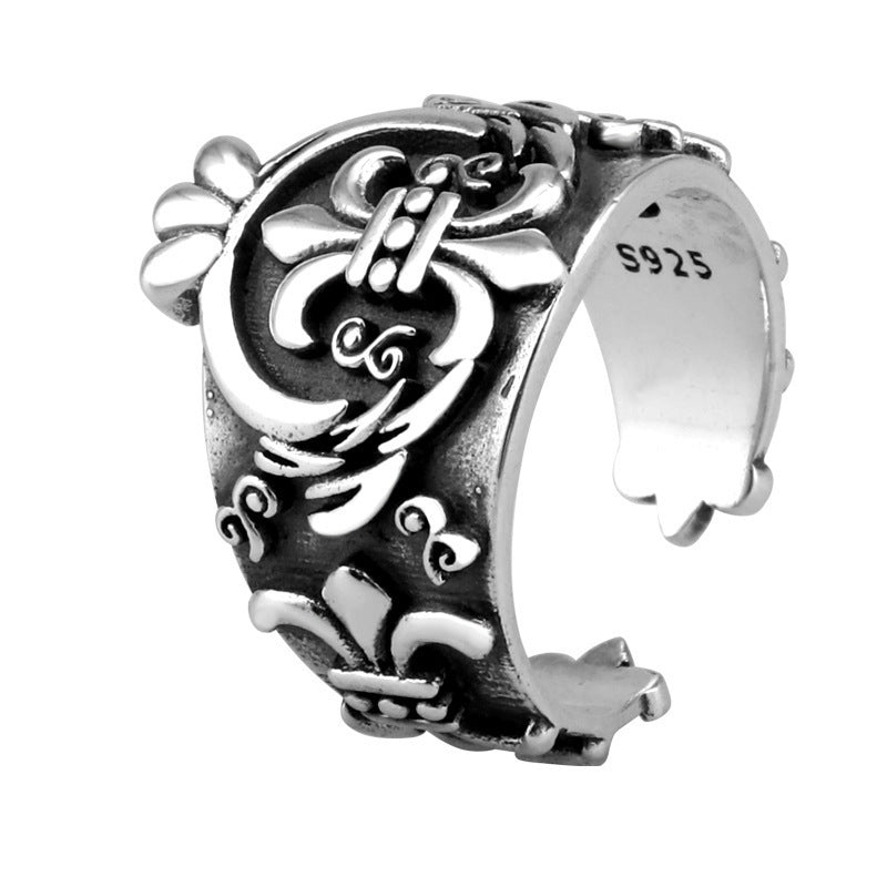 Chrome Hearts 925 sterling silver anchor open ring
