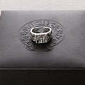 Chrome Hearts pinky ring, three cross open rings