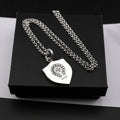 Chrome Hearts gold anchor shield pendant