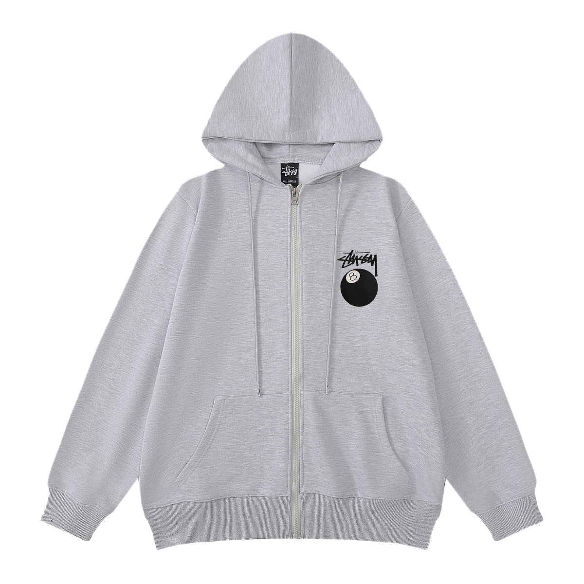 Stussy Hoodie Embroidered Fleece Fashion Hooded Sweater