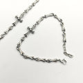 Chrome Hearts cross full bone bracelet