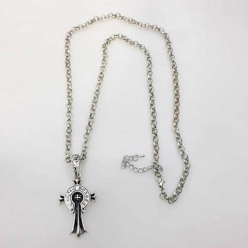 chrome hearts Cross chain Necklace