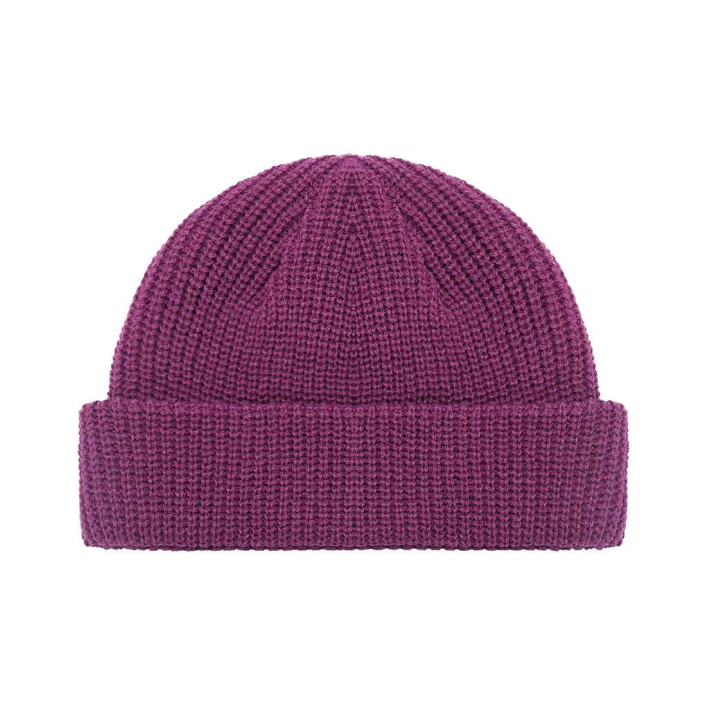 PURPLE FISHERMAN BEANIE