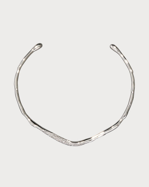 ALEXIS BITTAR Solanales Gold Crystal Skinny Collar(3 Colors)