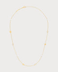 CELINE Les Perles Celine Necklace Resin Pearl & Brass(Gold)