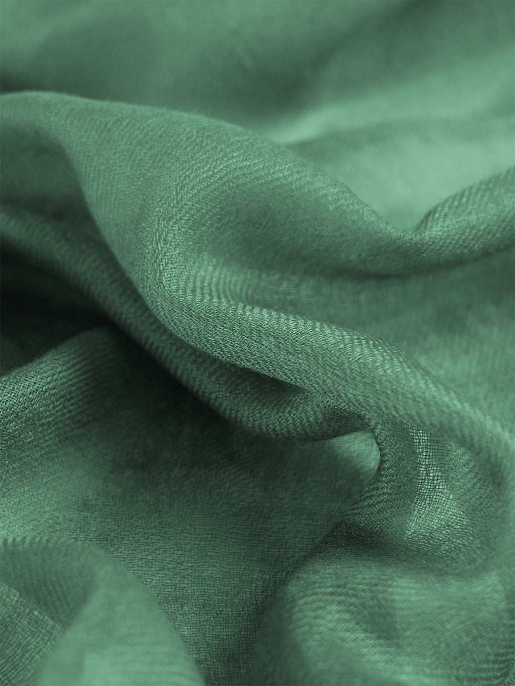 Square - Featherlight Solid Cashmere Scarf - Sage