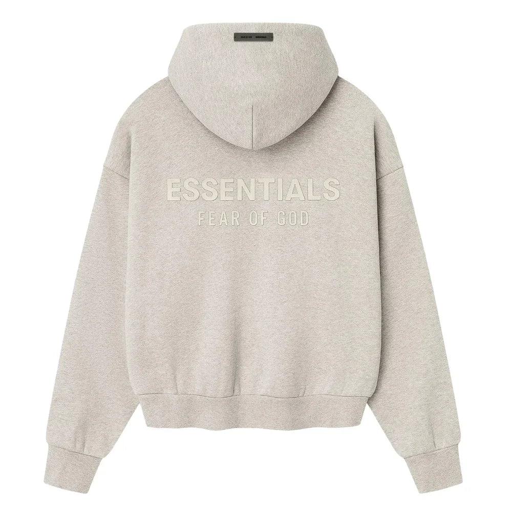 Fear of God Essentials Classic Hoodie Heather Stone
