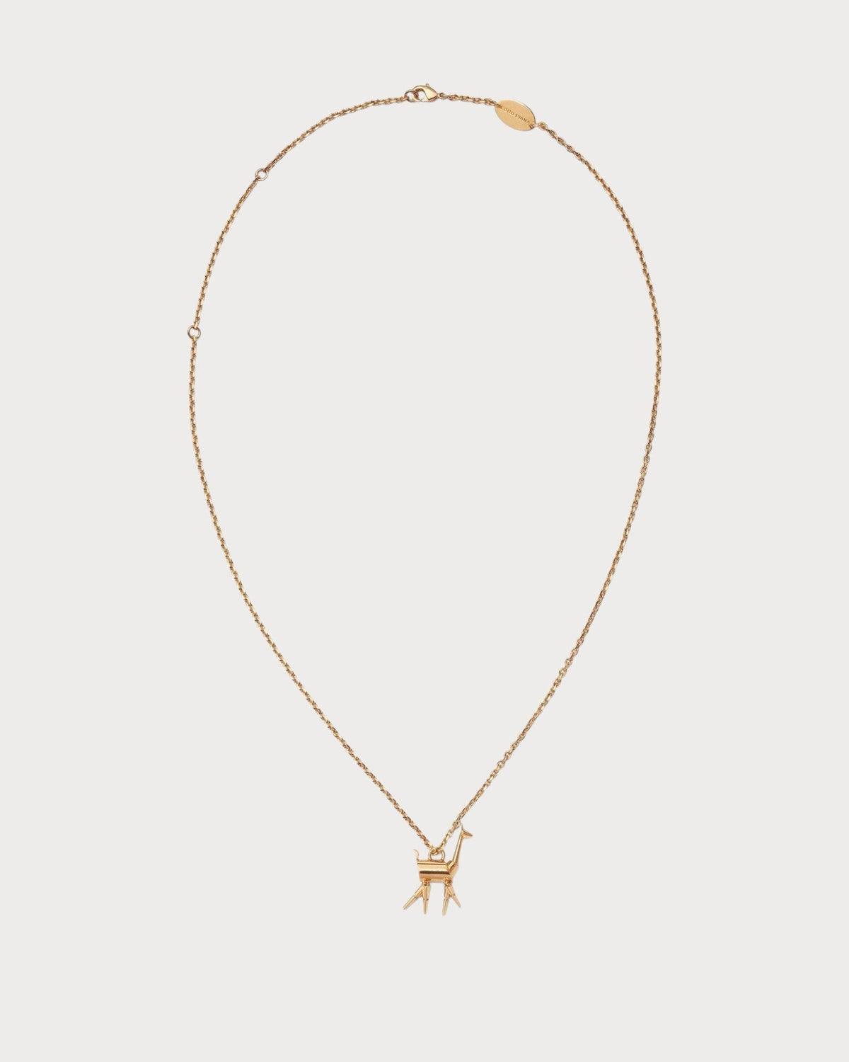LORO PIANA Vicuna Necklace(Gold)